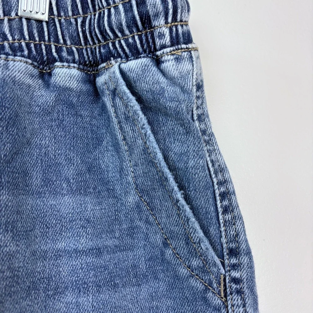 Maurices Pull On Denim Shorts Elastic Waist Comfort Casual‎ Summer Size 18W - Picture 8 of 11